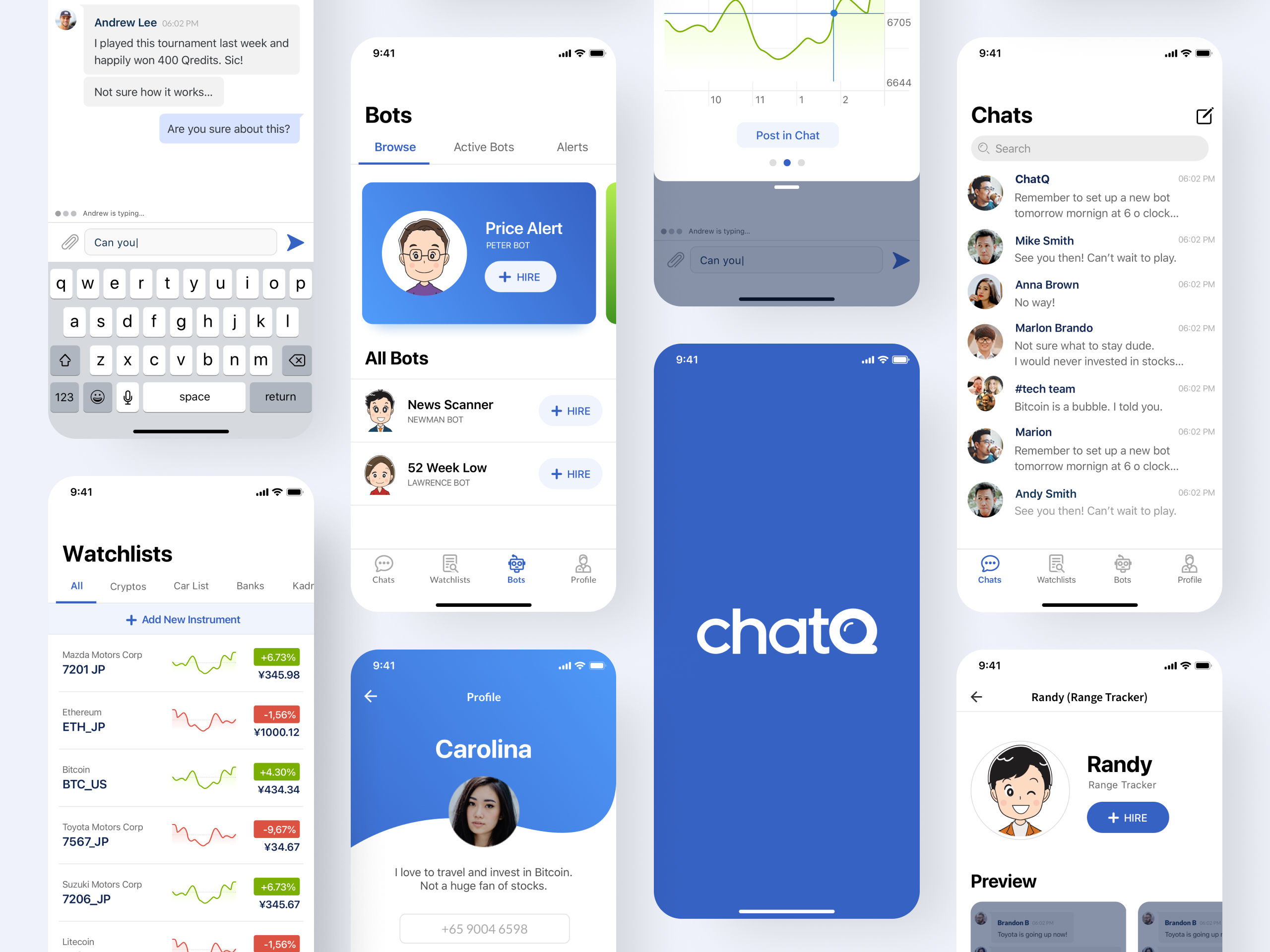 ChatQ app design