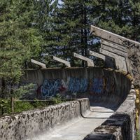 Ruiny toru bobslejowego Sarajewo