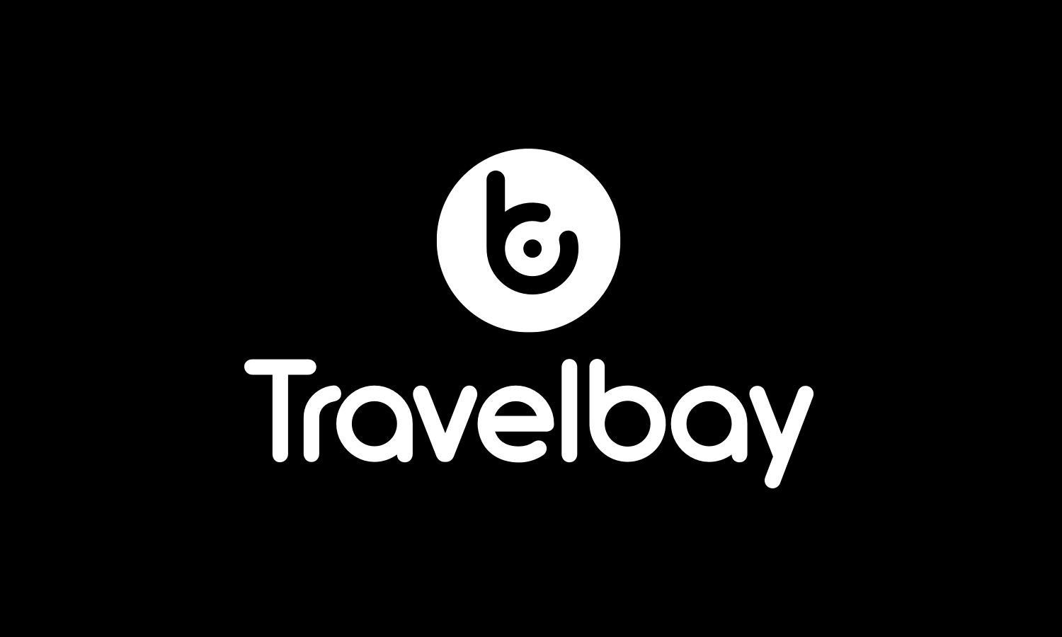 travelbay logo white vertical